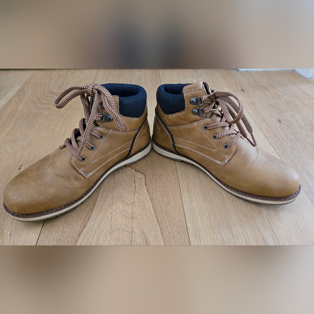 Sonoma Kids' Tan Lace-Up Ankle Boots